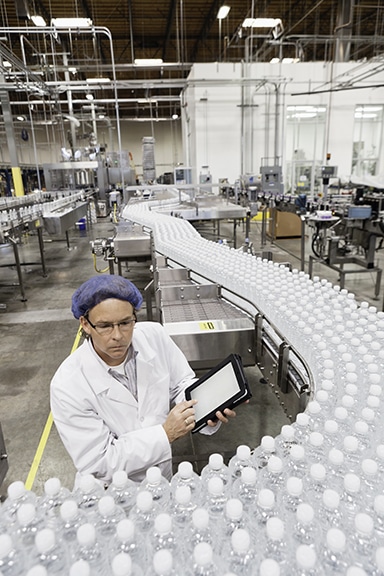 Human Quality Control in Bottling Plant Human Quality Control in Bottling Plant