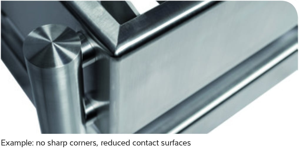 Stainless steel round corners Stainless steel round corners