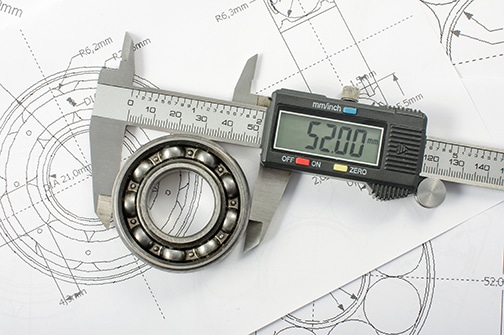 Micrometer measuring ball bearing WEB Micrometer measuring ball bearing