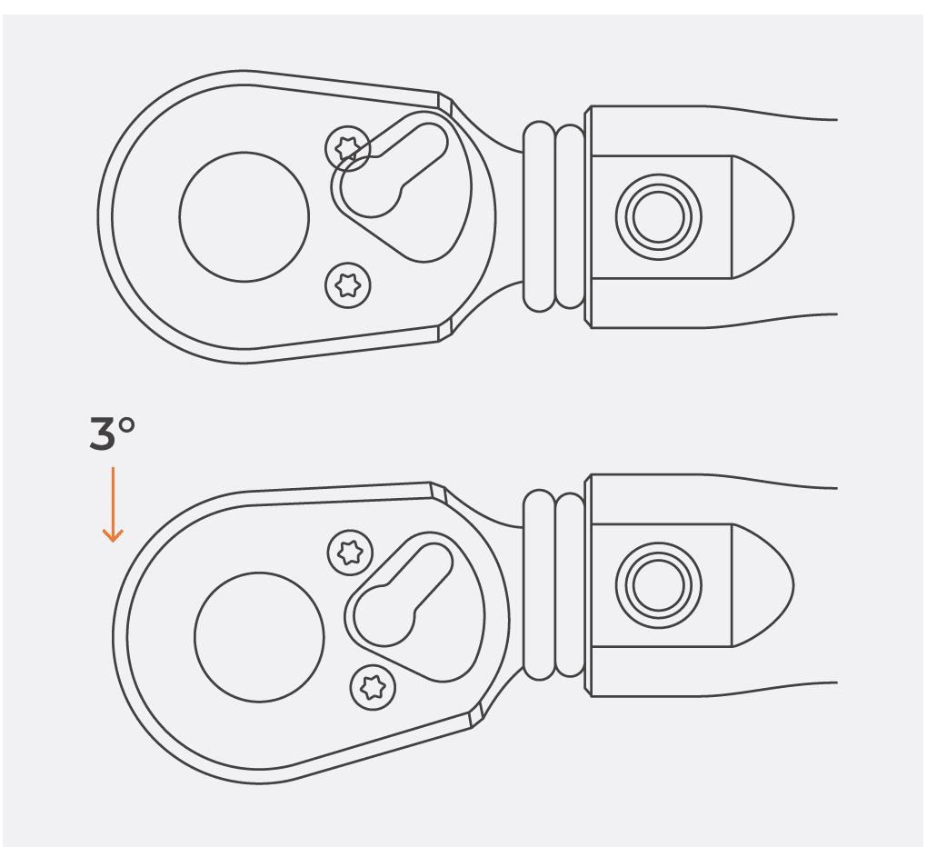 Illustration of Torque Wrench Click Wrench Mechanism