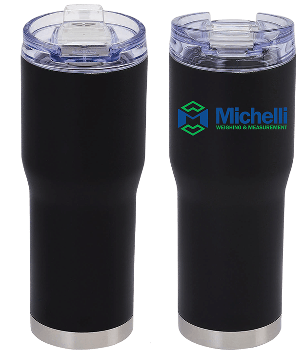 Black Michelli Weighing & Measurement insulated tumbler
