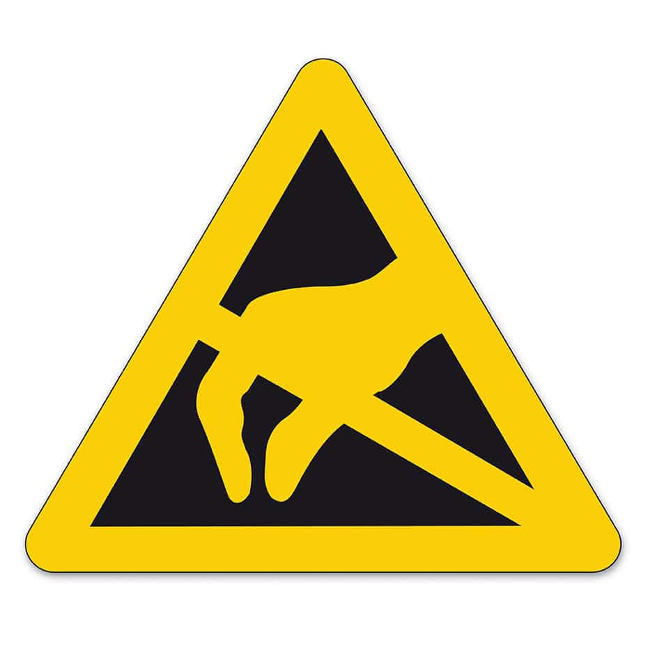 No Electrostatic Discharge Symbol