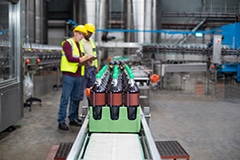 Product Inspection Line in bottled drink factory