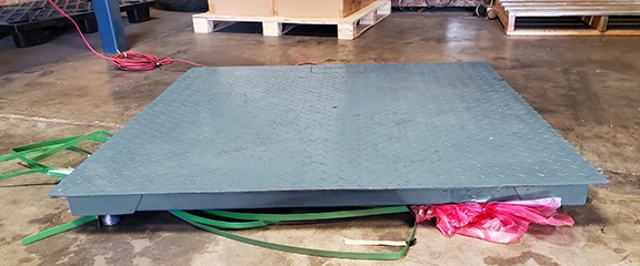 Floor scale debris 2 Harahan Calibration Lab for Web