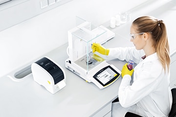 Sartorius Cubis II analytical balance with printer YDP 30 Sartorius Cubis II analytical balance with printer YDP 30