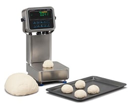 ZQ375 Checkweigher used in food processing to weigh dough