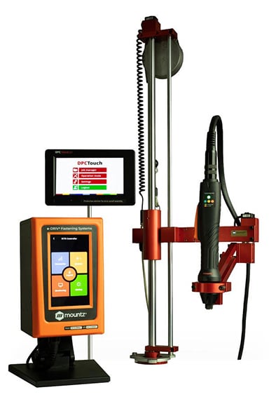 Mountz Position Control Torque Arm with ECT Screwdriver System Mountz Position Control Torque Arm with ECT Screwdriver System