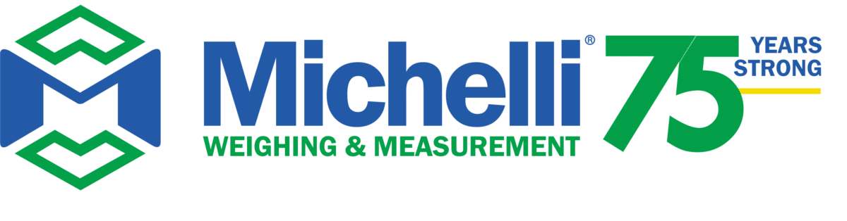 Michelli Weighing & Measurement 75 Years Strong Logo Michelli Weighing & Measurement 75 Years Strong Logo