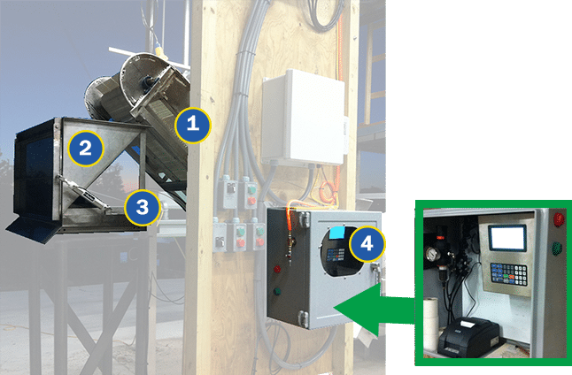 Dockmate Bulk Weigher System Diagram