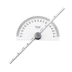 Precision Measuring Tools - Starrett Protractor for angle measurements