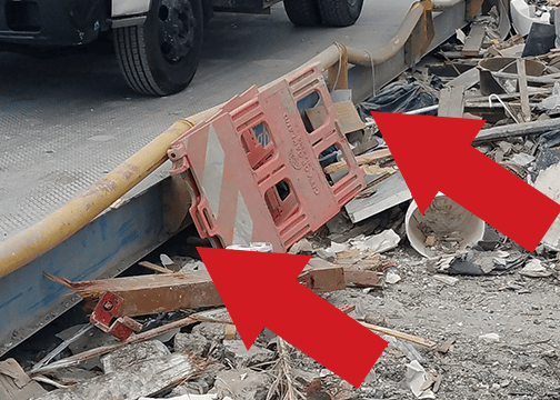 Improper truck scale maintenance - Debris Under Scale Improper truck scale maintenance - Debris Under Scale