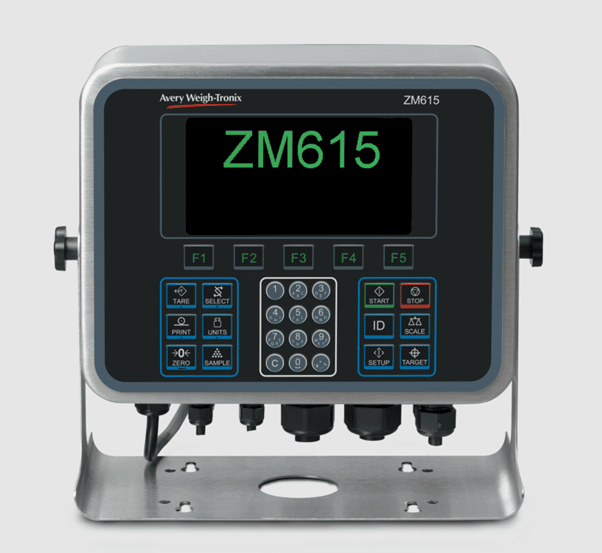 Avery Weigh-Tronix ZM615 programmable weight indicator used to provide accurate weighments 
