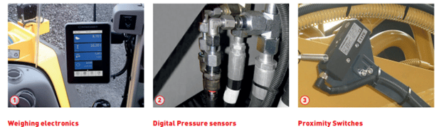 Pfreundt Wheel loader scale components