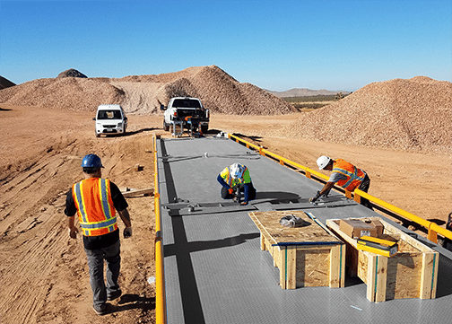 Expert truck scale installation