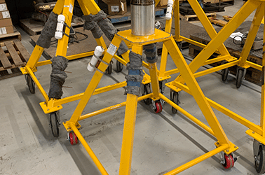 Aircraft Jack Stand Proof Load Testing Available at Michelli