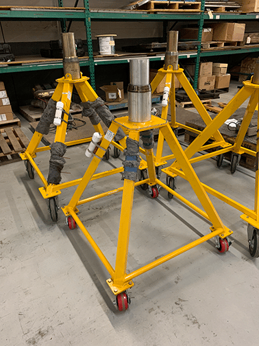 Aircraft Jack Stand Proof Load Testing Available at Michelli