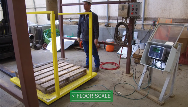 Ag weighing system filling operation Ag weighing system filling operation