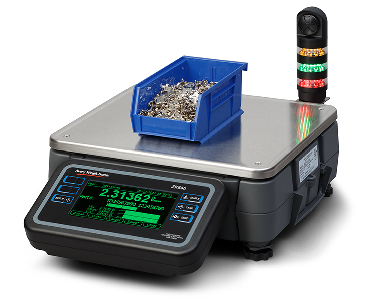 Avery Weigh-Tronix ZK840 Checkweigher with stack light