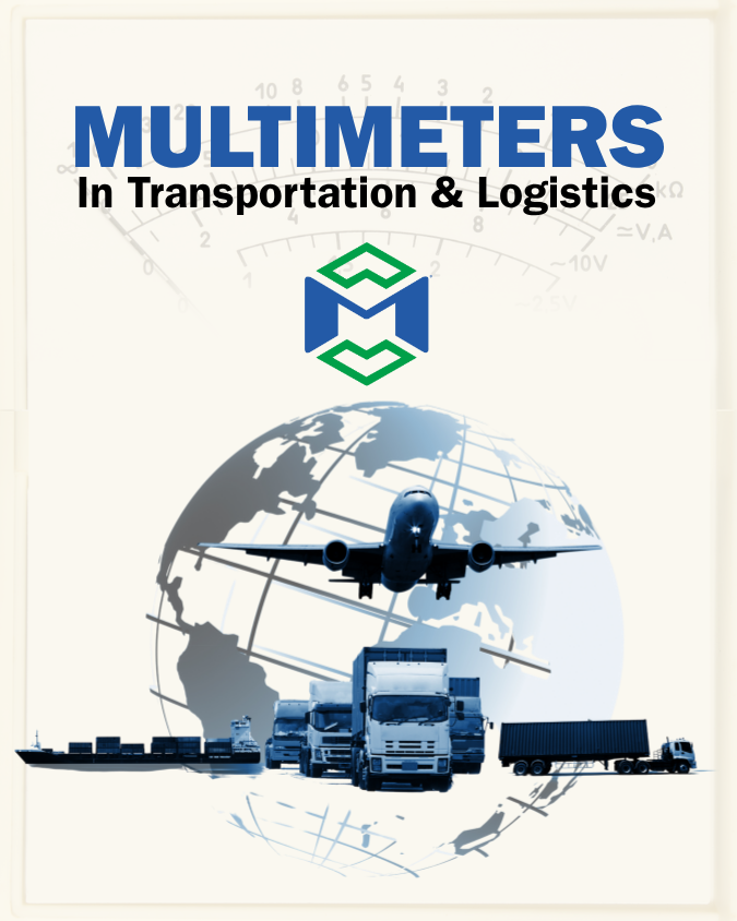 2 Side-by-side comparison of a digital multimeter and an analog multimeter with test leads, illustrating accuracy and readability differences. Created by Michelli Weighing & Measurement for the Inside Accuracy series.