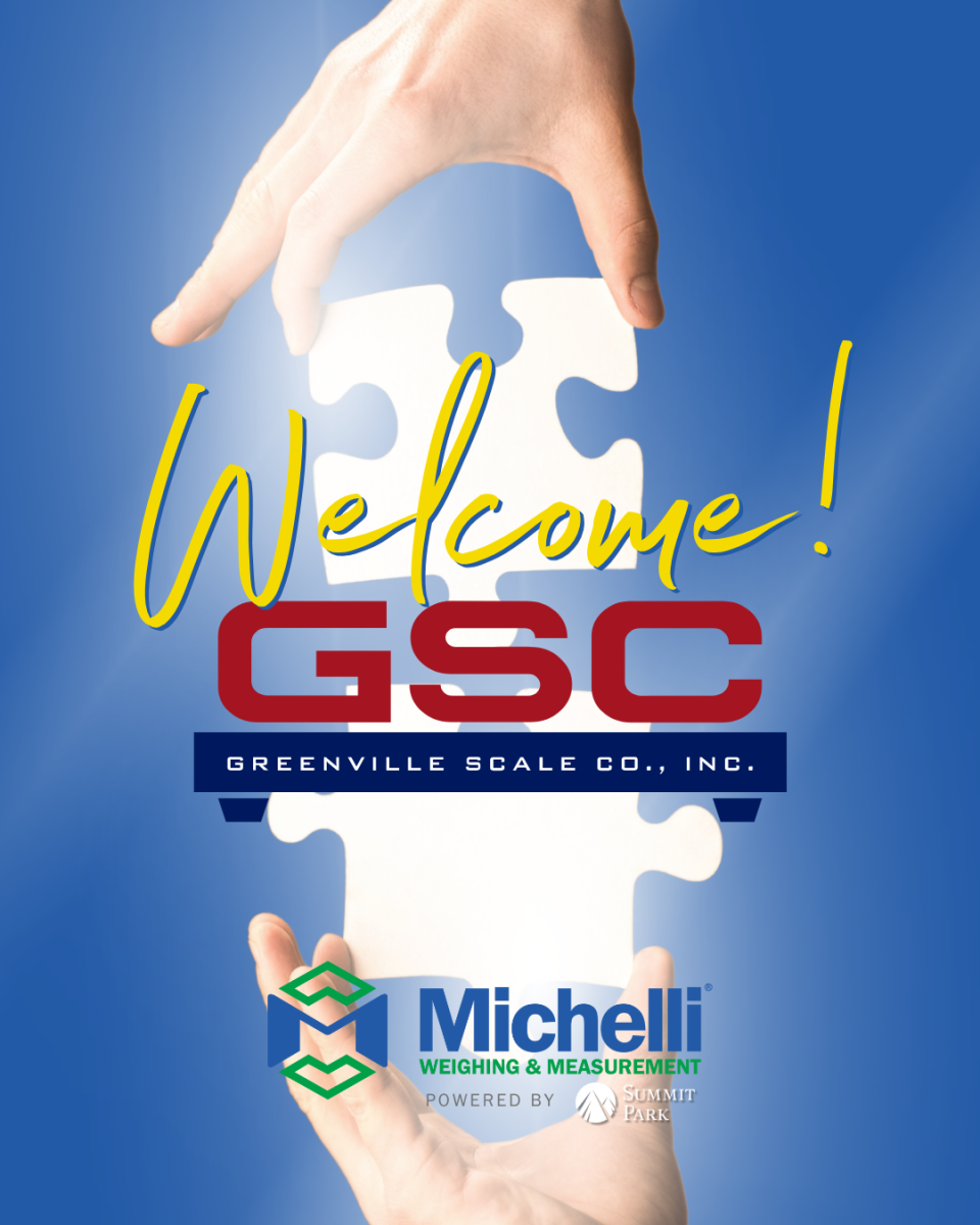 Welcome Scale South to the Michelli team with puzzle pieces on a light blue background