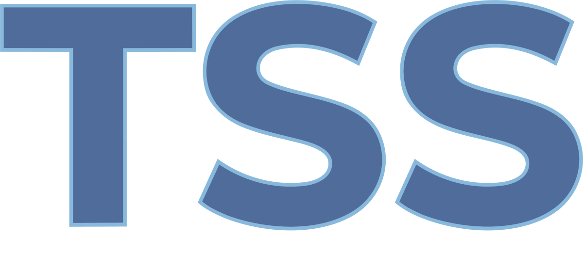 Total Scale Service, Inc. Logo, including the letters TSS in blue